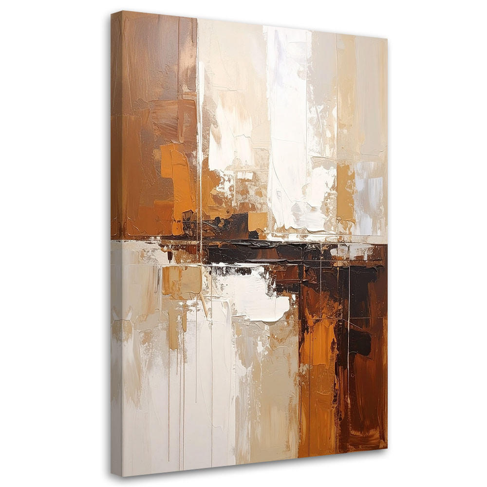 Feeby Leinwandbild, Braun 20x30 cm
