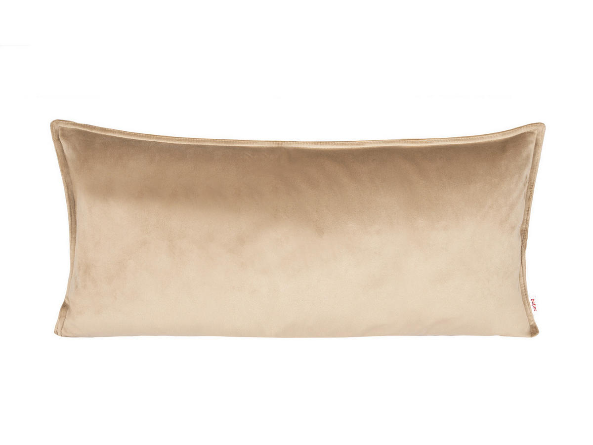 KISSENHÜLLE Samt&Sonders braun-beige 30/70 cm - Beige, Textil (30/70cm) - beties Heimtextil