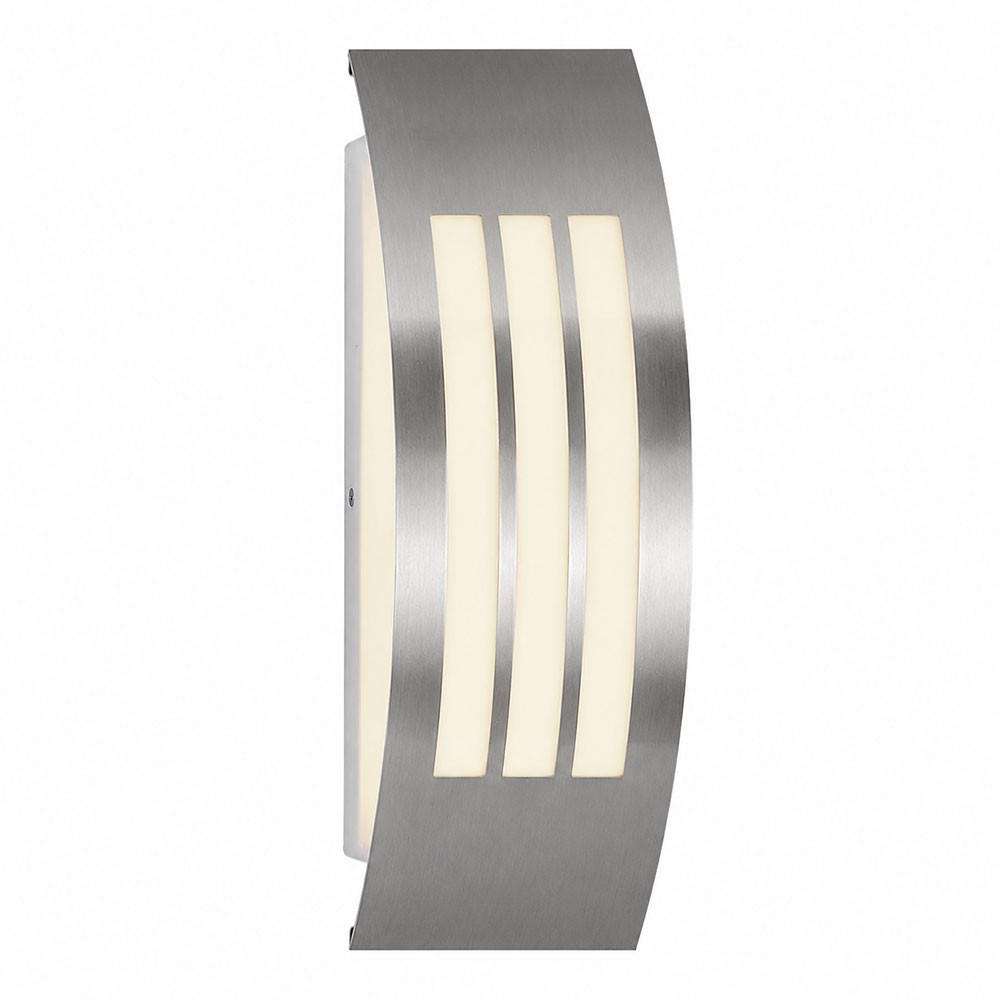 LED AUSSEN-WANDLEUCHTE Silber RGB - Silberfarben, Metall (31.8/10/9cm)