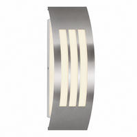 LED AUSSEN-WANDLEUCHTE Silber RGB - Silberfarben, Metall (31.8/10/9cm)