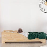 POSTEL 90/190 Blandine Přírodní dřevo - hnědá, dřevo (90/190cm) - Petits-meubles