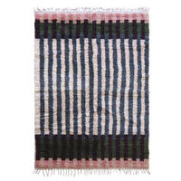 BERBERTEPPICH grafisch elegant 195x 280 cm - Multicolor, Naturmaterialien (195/280cm) - AFK Living