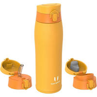THERMOSFLASCHE Edelstahl 750 ml Vitalität Orange - Orange, Metall (8.1/8.1cm)