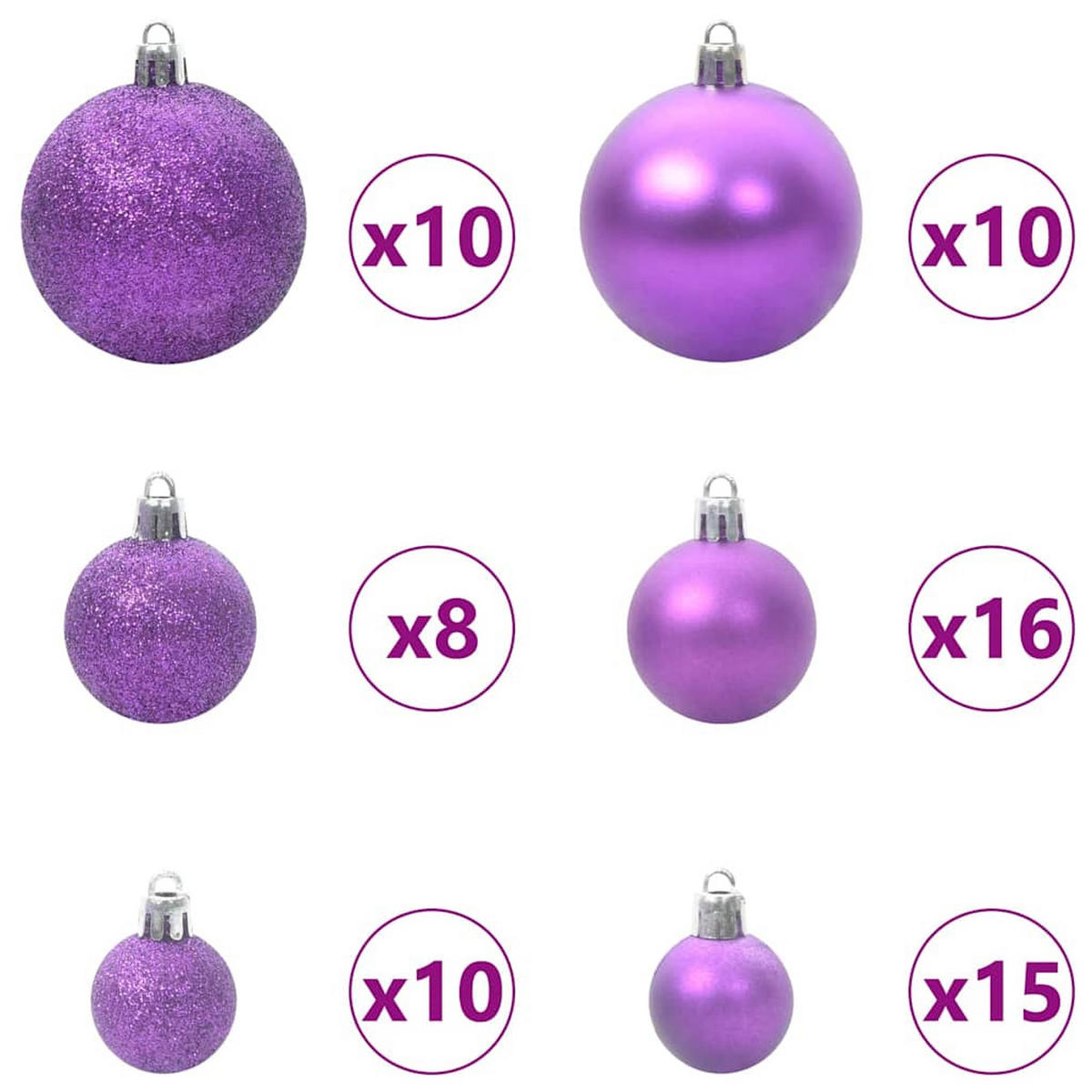 WEIHNACHTSBAUM Künstlicher Vorbeleuchteter Haltbar 110/110/210 cm Grün PVC - Schwarz, Kunststoff (210cm) - vidaXL