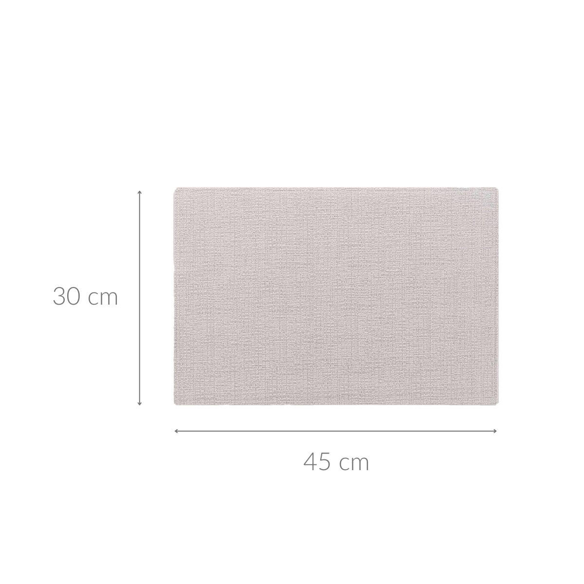 TISCHSET Marlon 30/45 cm - Weiß, Kunststoff (45cm) - Douceur d´intérieur