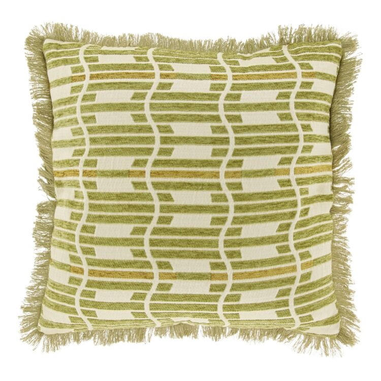 KISSEN Wess - Grün - 45/45/ cm - Grün, Textil (45/45cm) - Unique Living