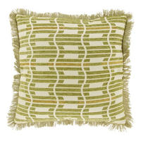 KISSEN Wess - Grün - 45/45/ cm - Grün, Textil (45/45cm) - Unique Living
