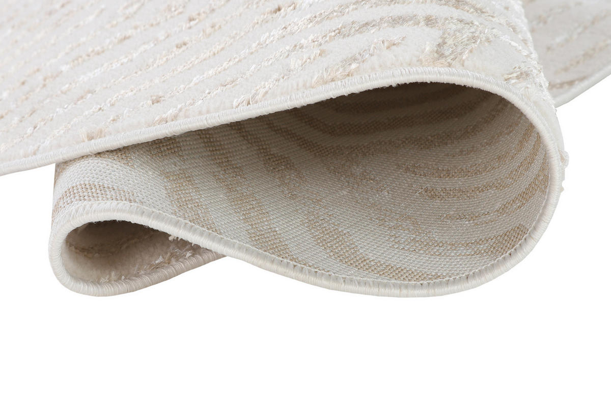 TEPPICH CRYSTAL ROUND Braun 200/200 cm - Braun, Kunststoff (200/200cm) - Tapiso