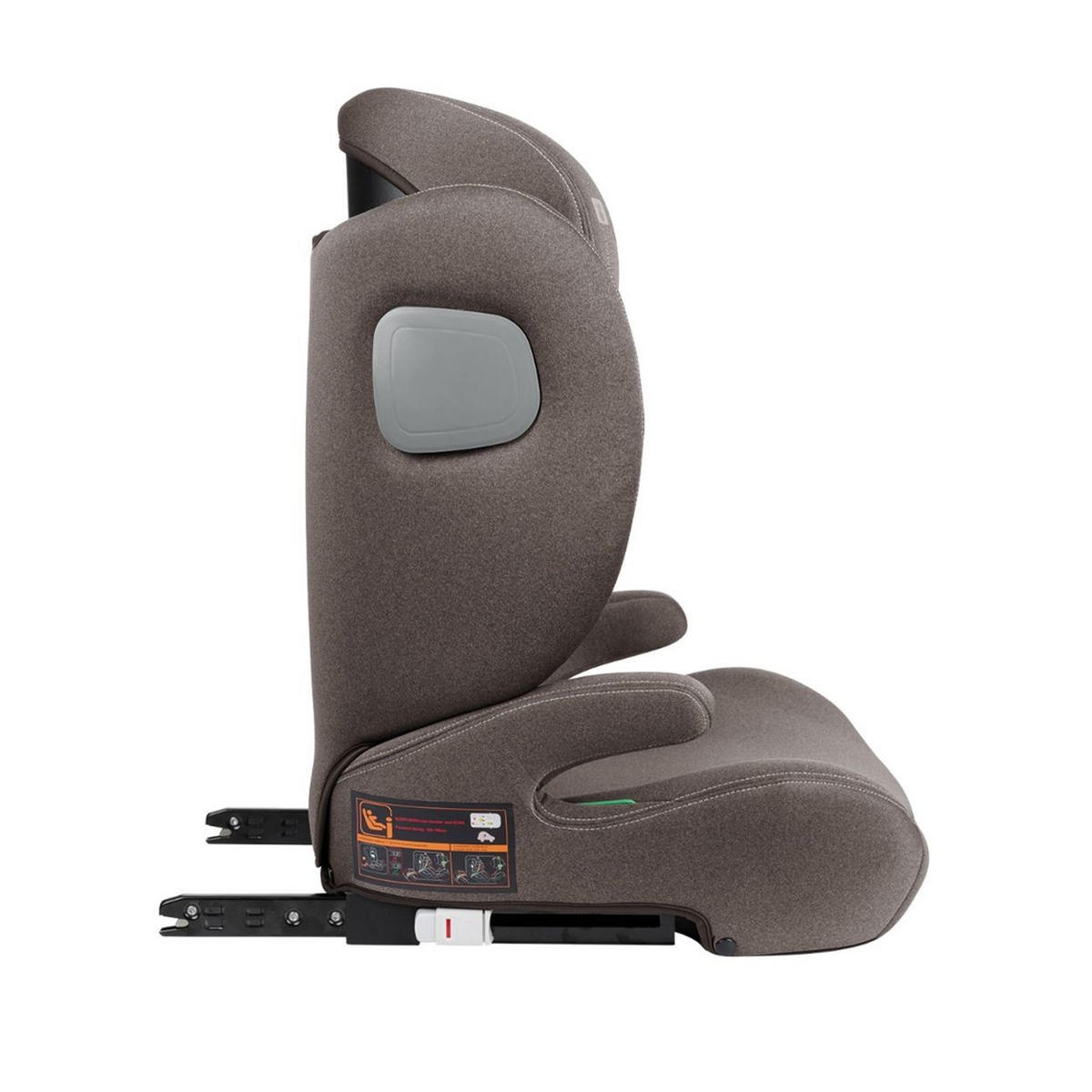 KINDERSITZ i-Track i-Size braun (100 - 150 cm) Gruppe 2/3 Isofix verstellbar - Braun, Kunststoff (44/61/45cm) - Kikka boo