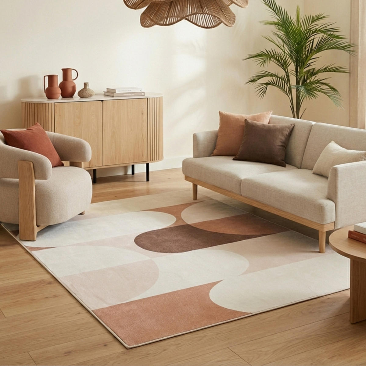 TEPPICH WISP Beige 140/200 cm - Beige, Textil (140/200cm) - Tapiso