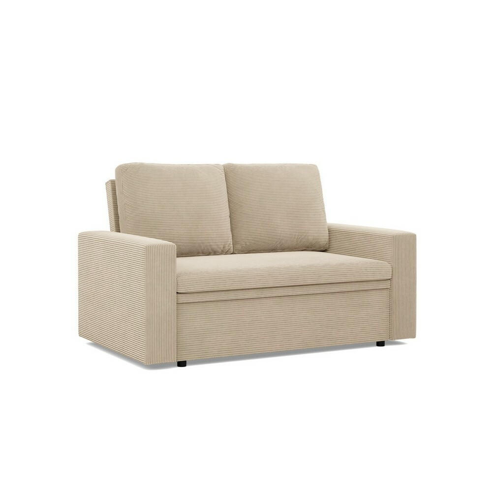 SOFA Neo mit gerader Armlehnen beige - Beige, Textil (148/90/87cm) - SIMKAM Furniture