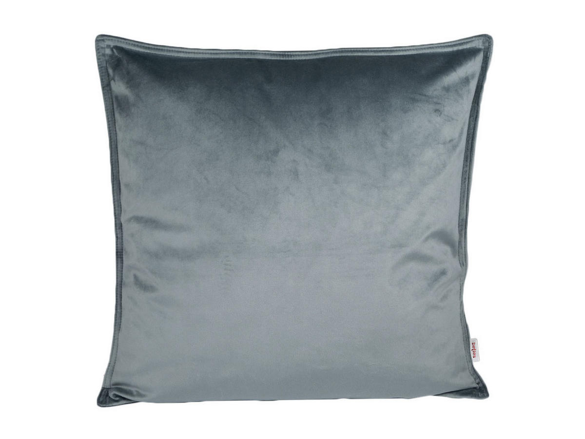 KISSENHÜLLE Samt&Sonders stein-grau 60/60 cm - Grau, Textil (60/60cm) - beties Heimtextil