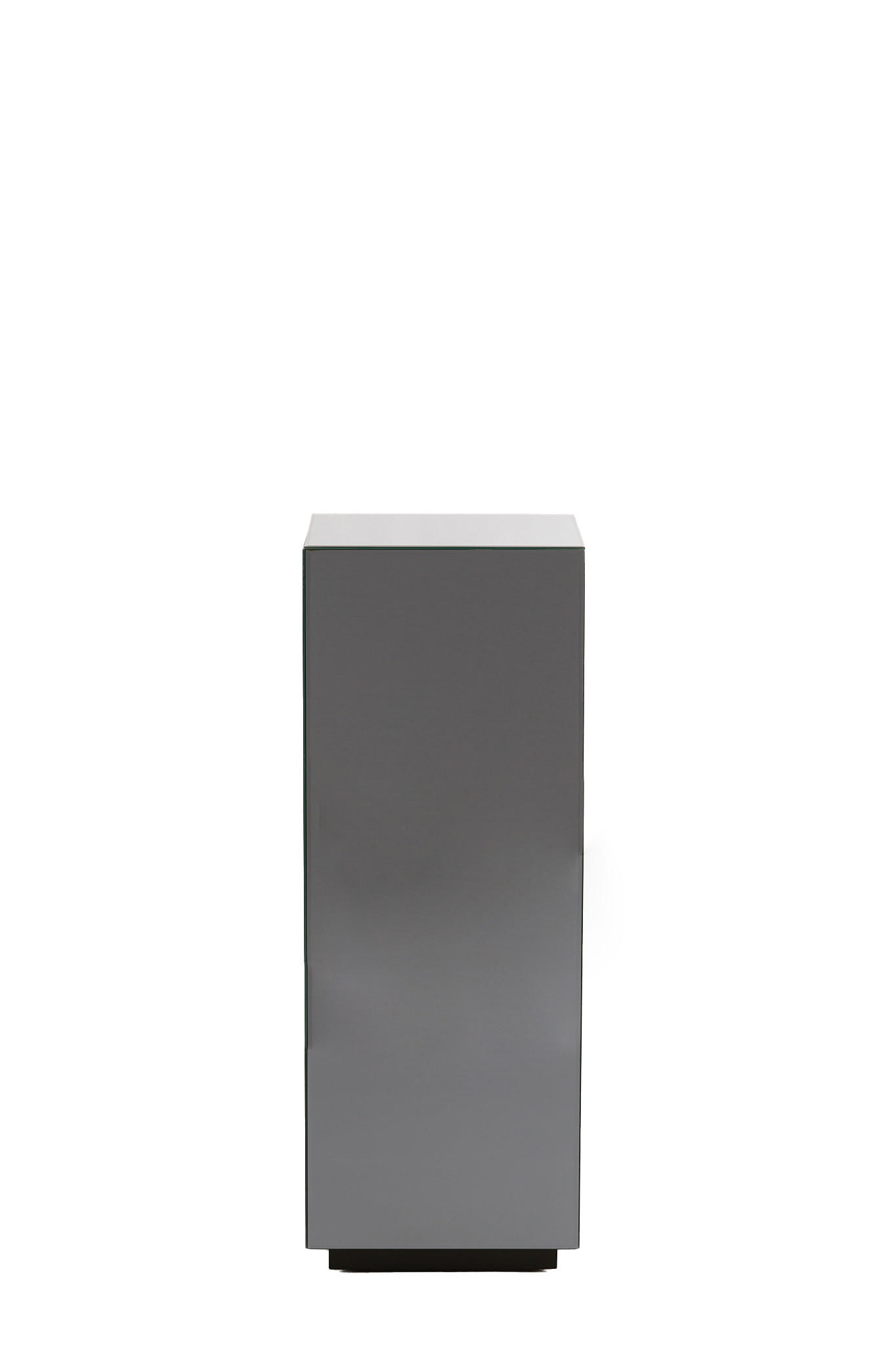 BLUMENSÄULE Daxton Grau 30/30/80 cm - Grau, Glas (30/30/80cm) - Light & Living