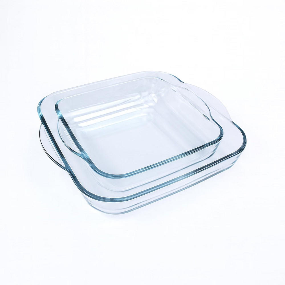 Der-Porzellan-Laden Ofenschalen Transparent 28x28 cm