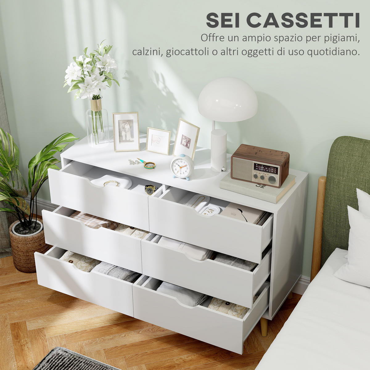 NACHTTISCH Weiß 1 Stück - Weiß, Kunststoff (120/76/40cm) - GiPP