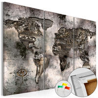 PINNWANDBILDER Braun 90/60 cm - Goldfarben/Braun, Naturmaterialen/Textil (90/60cm) - KUNSTLOFT