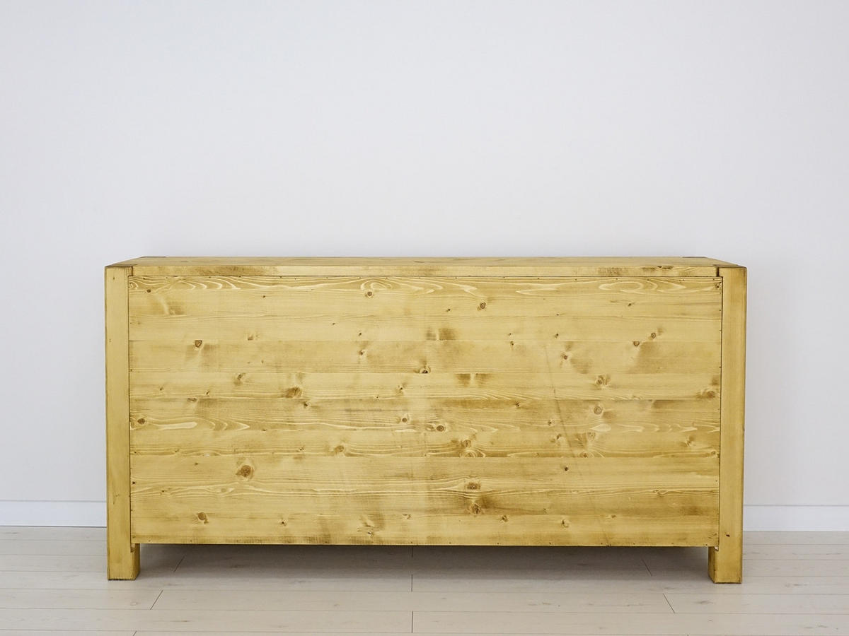 SIDEBOARD aus Massivholz SARA - Honig, Holz (180/90/50cm) - Seart