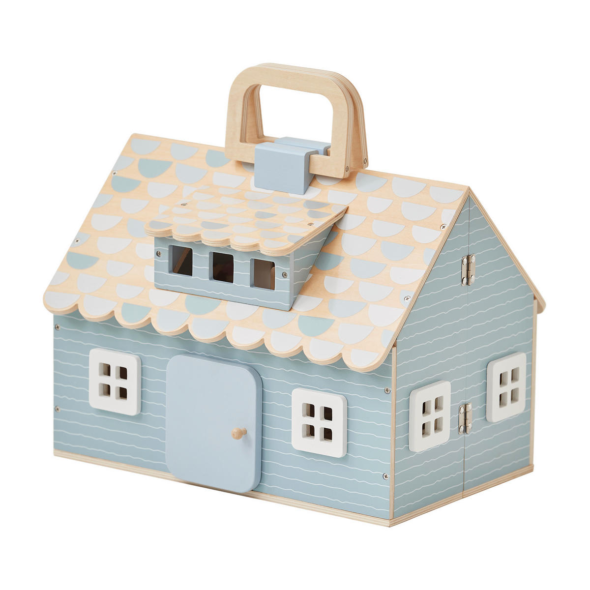 PUPPENHAUS Holz, 26cm, Mehrfarbig - Multicolor, Holzwerkstoff (26/26/36cm) - Teamson Kids