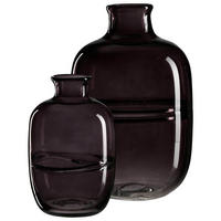 VASEN-SET Larissa anthrazit 2er Set - Schwarz, Glas (1cm) - Ritzenhoff Breker