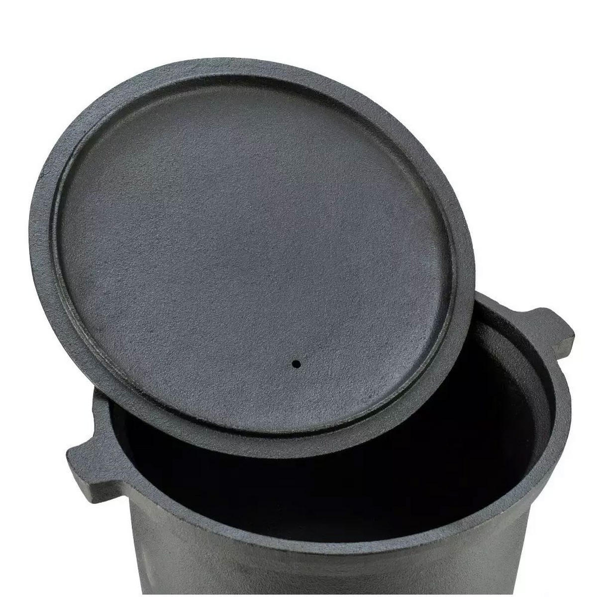 TOPF Schwarz 32/32/35 cm KH2232 - Schwarz, Metall (32cm) - Kinghoff 