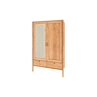 KLEIDERSCHRANK MIT SCHUBLADE INA Wildeiche - Wildeiche, Holz (108/175/60cm) - byoak