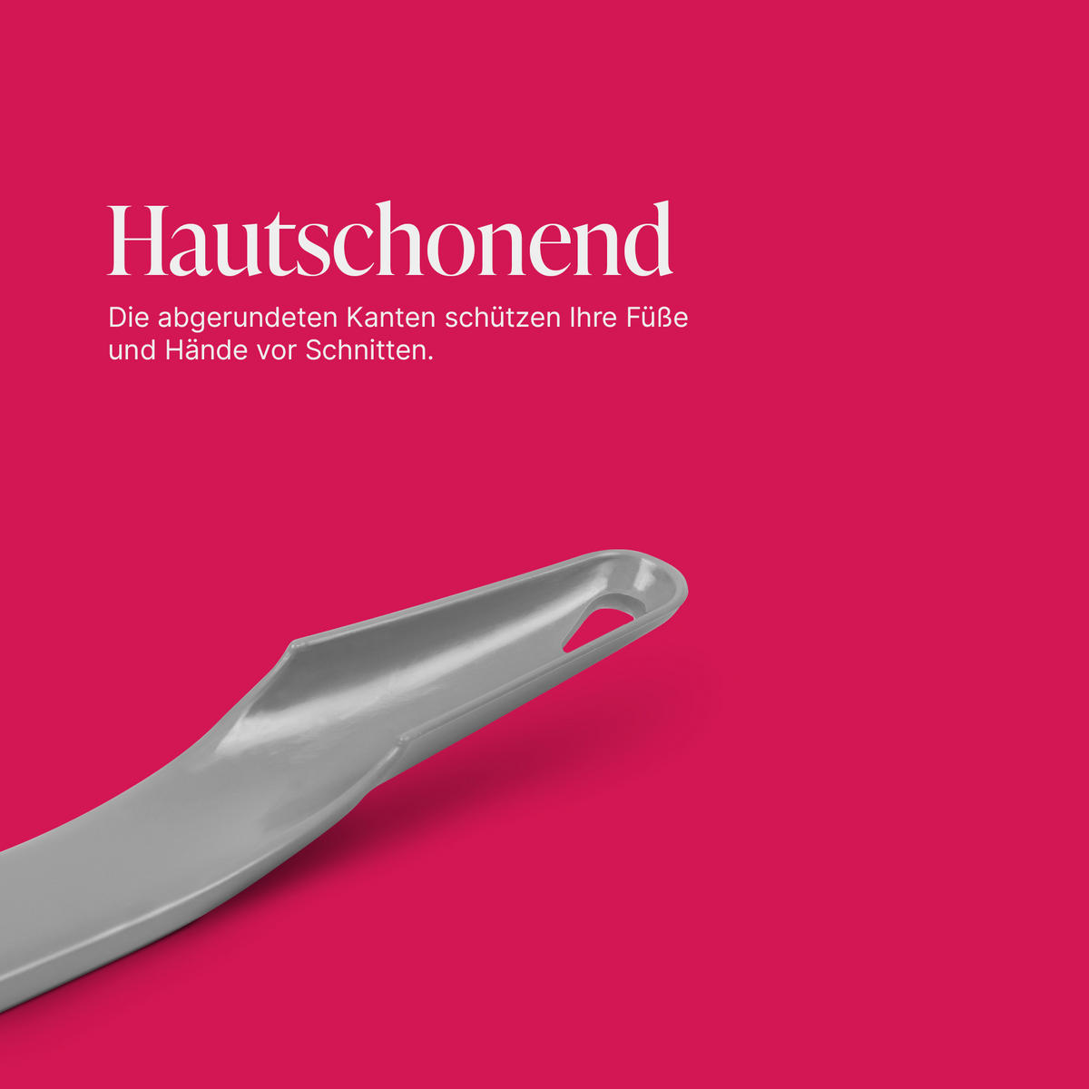 SCHUHLÖFFEL Kunststoff Grau 47 cm - Grau, Kunststoff (4/1/47cm) - ProHome