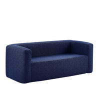 SOFA aufblasbar 2-3 Sitzer - Innen und Außen - Farbe Blau - Blau, Kunststoff (38.5/45.5/96cm) - Terracotta