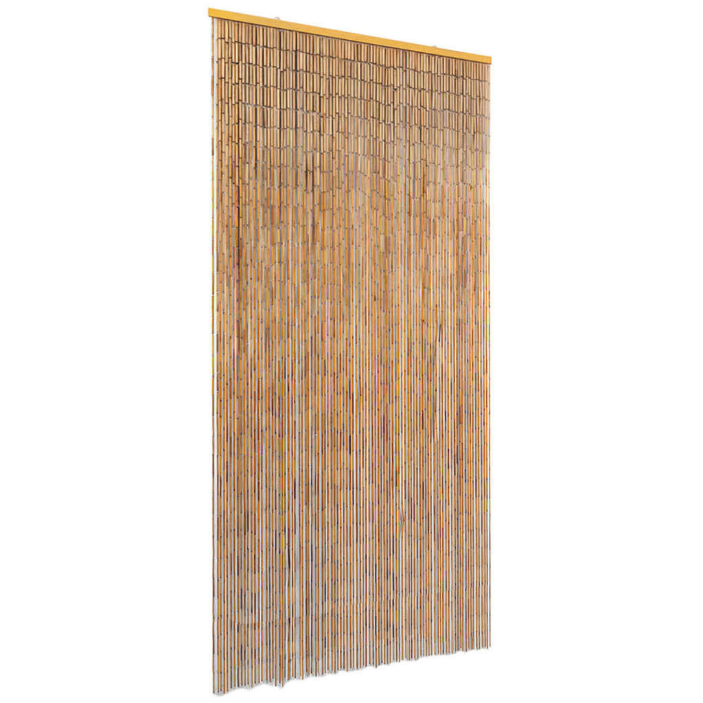 INSEKTENSCHUTZ Türvorhang Bambus 90/220 Cm - Braun, Naturmaterialien (90/220/220cm) - vidaXL