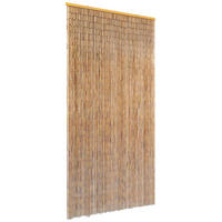 INSEKTENSCHUTZ Türvorhang Bambus 90/220 Cm - Braun, Naturmaterialien (90/220/220cm) - vidaXL