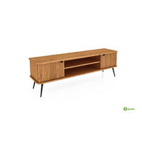 LOWBOARD LINA Wildeiche - Wildeiche, Holz (180/57/46cm) - byoak