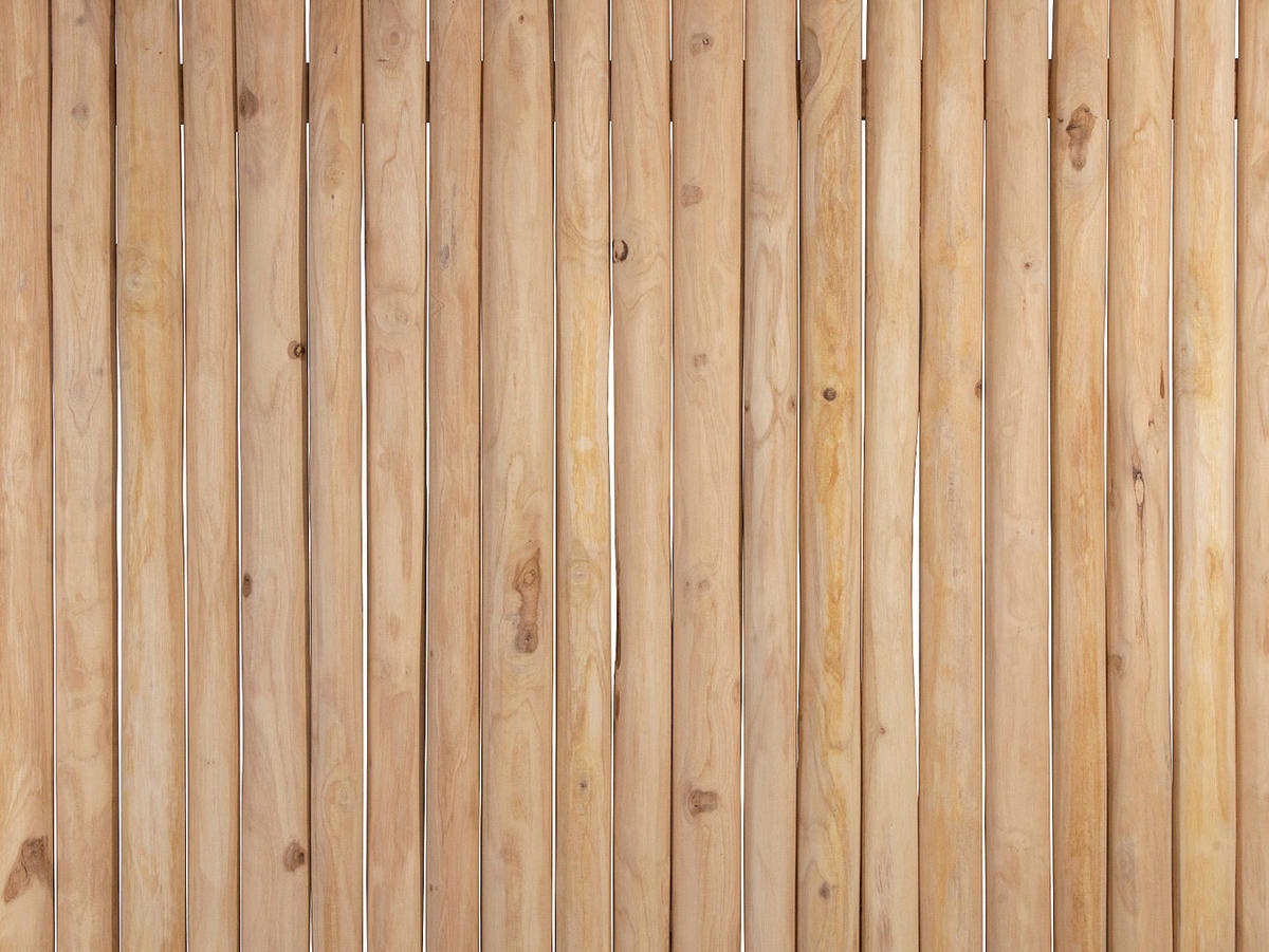 BETTKOPFTEIL - Teakholz - 170 cm - Holzfarben - LITTORAL II - Naturfarben, Holz (170/125/8cm) - Vente-Unique