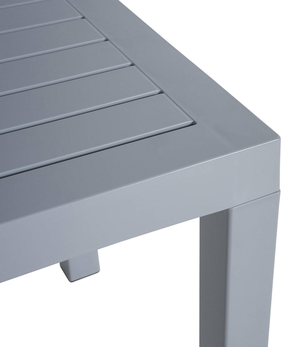 BEISTELLTISCH eckig 45/45/45 cm Kunststoff Grau - Grau, Kunststoff (45/45/45cm) - CLP