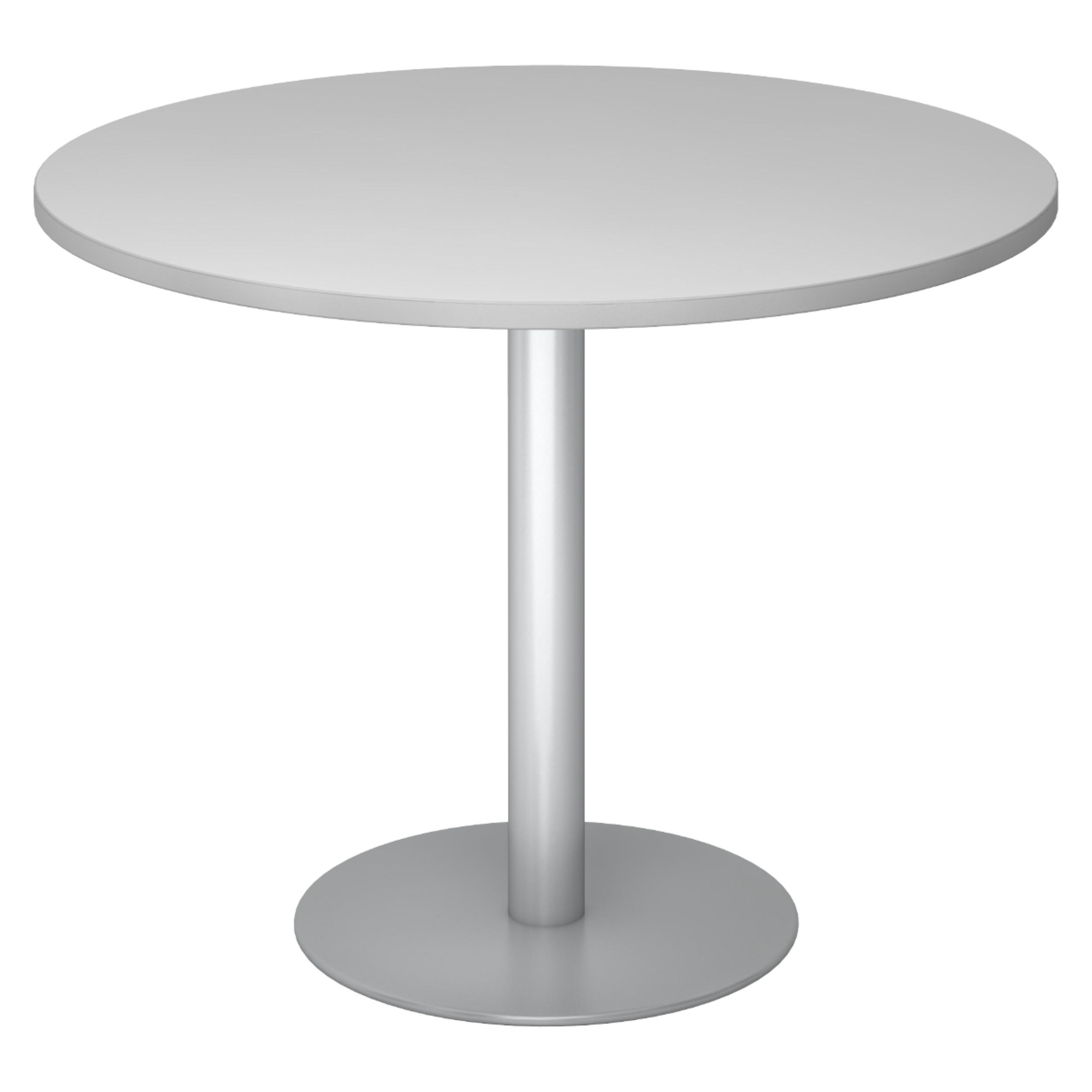 bümö Pausentisch Grau, Silber 100x74.5x100 cm
