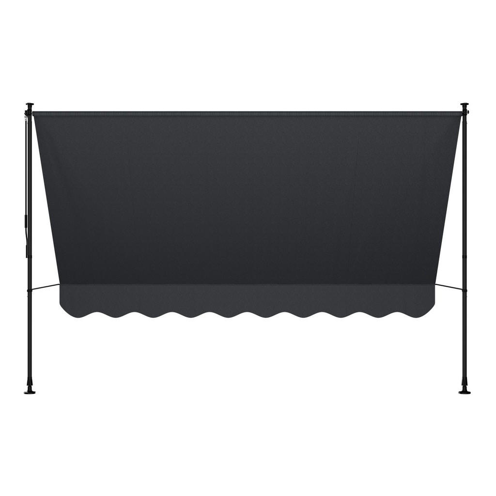 Thumbnail - Juskys Klemmmarkise, Grau, Textil, 300x200x120 cm, Sonnen- & Sichtschutz, Markisen