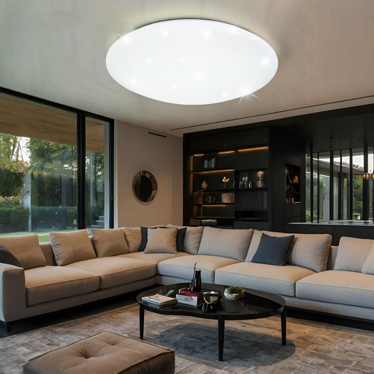 LED DECKENLEUCHTE ATREJU I Weiß Metall Acryl - Weiß, Metall (50/50/14cm)