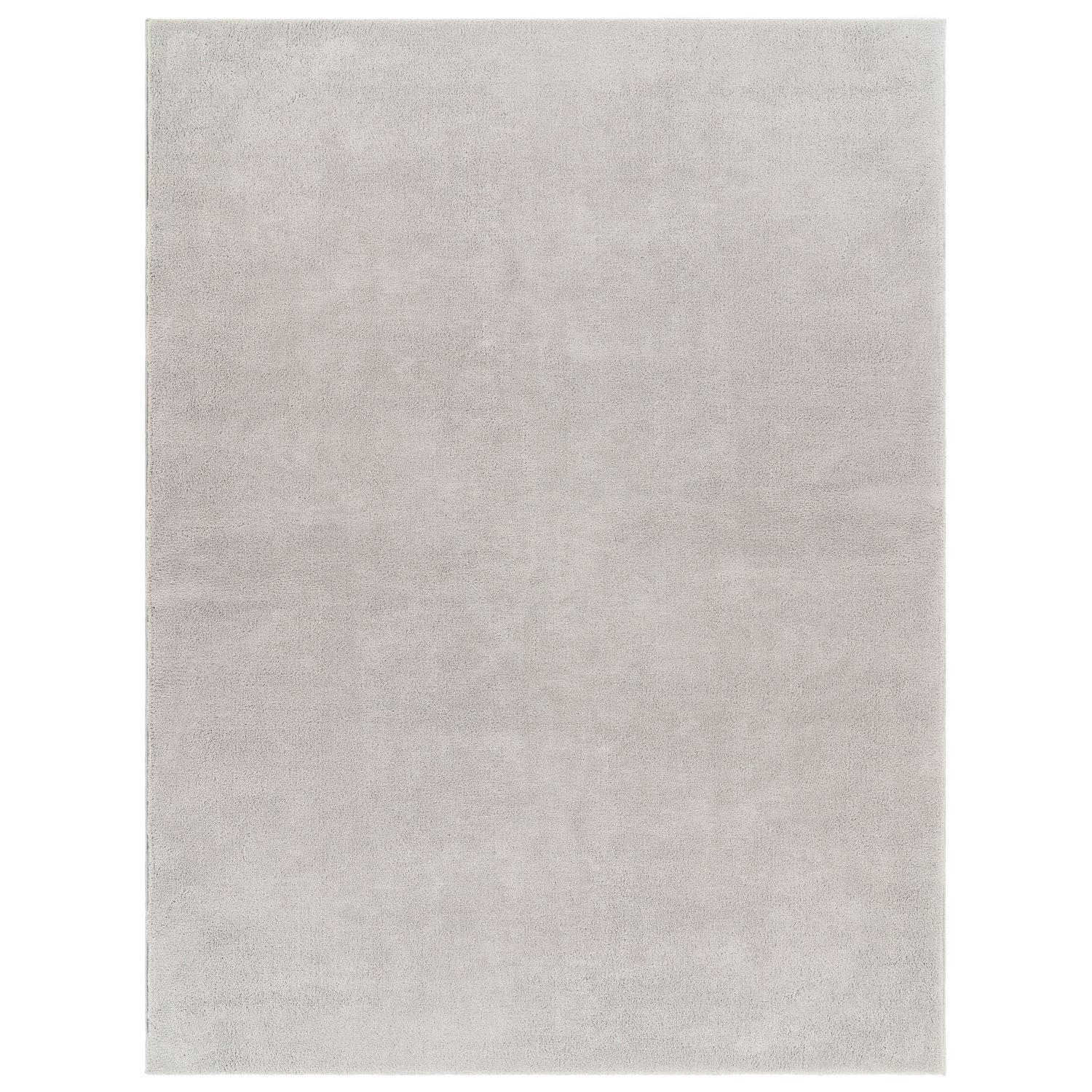 FLACHWEBETEPPICH Silberfarben 240 x 340 cm - Silberfarben, Kunststoff (240/340cm) - TT Home