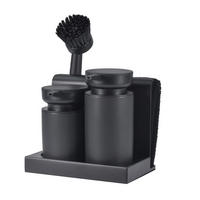 GESCHIRRSPÜLSET Diish schwarz (5-teilig) - Schwarz, Metall (12/26/18cm) - Zone Denmark