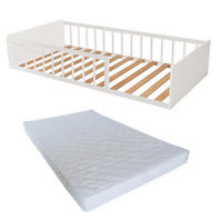 BETT PILOU mit Matratze/ Kinderbett 90x190 cm - Weiß - Weiß, Holz (90/190cm) - Weber Industries