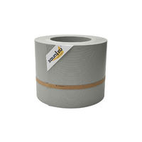 SICHTSCHUTZSTREIFEN Rille PP für Doppelstabmatten Zaun Steingrau 26m - Graubraun, Kunststoff (2600/19cm) - ZAUN|ZU
