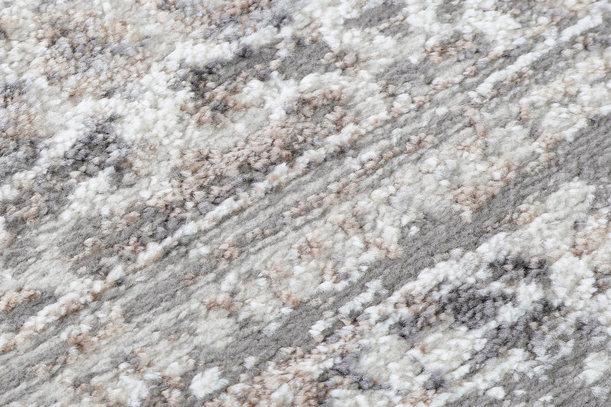 TEPPICH VALLEY Grau Rund 200/200 cm - Grau, Textil (200/200cm) - Tapiso