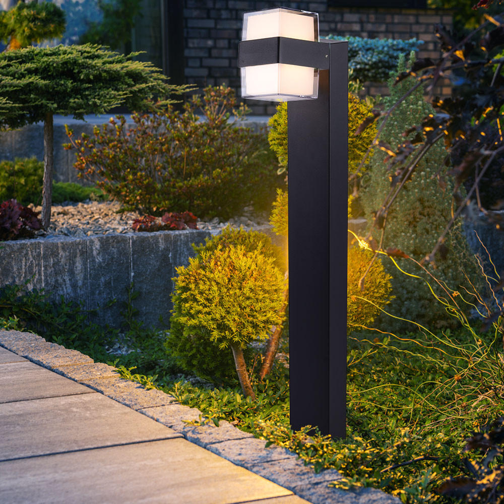 LED WEGELEUCHTE Kunststoff Anthrazit - Anthrazit, Kunststoff (9.5/75/15cm)