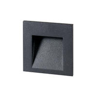 AUSSENLEUCHTE TESS SQ Anthrazitgrau 3 W IP54 - Grau, Metall (65/65/4cm) - Rendl
