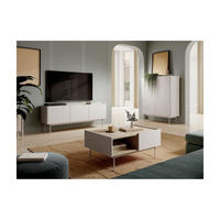 WOHNZIMMER Set 3-tlg. – COLOR – Kaschmir - Kaschmir, Holzwerkstoff (144/55/37cm) - hi-markt