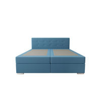 BOXBETT ZILANO 1 mit Matratze H3 und Topper 140x200 Cosmic 5 - Blau, Holz/Textil (140/200cm) - Bedante