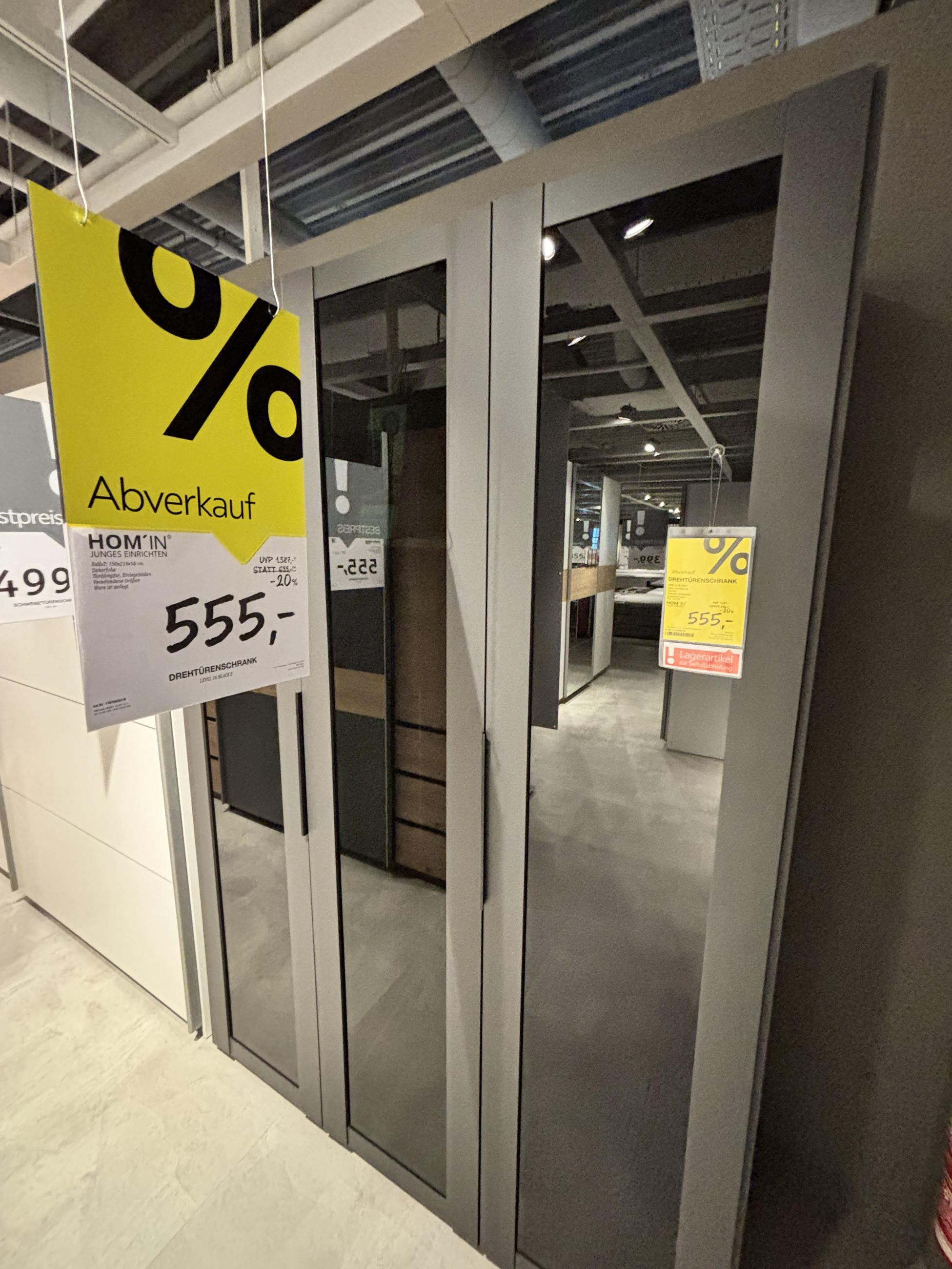 DrehtÃ¼renschrank LEVEL 36 BLACK - Hom`in