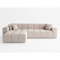 ECKSOFA Loopo Beige Links - Beige, Holz/Textil (265/180cm) - Graingold