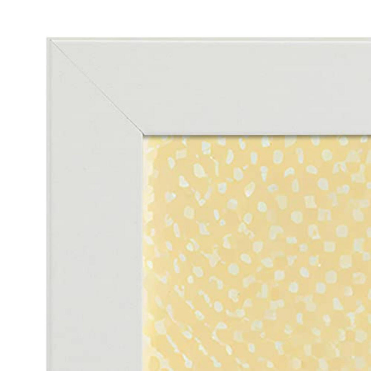 POSTER Set mit 4 Abstrakt Wellen Moderne Galaxien A4 Weißer Rahmen - Weiß, Papier (29.7/3cm) - Nacnic