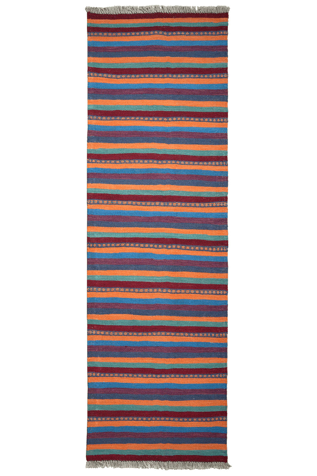 Looma Kelim-Läufer Mehrfarbig 60x198 cm