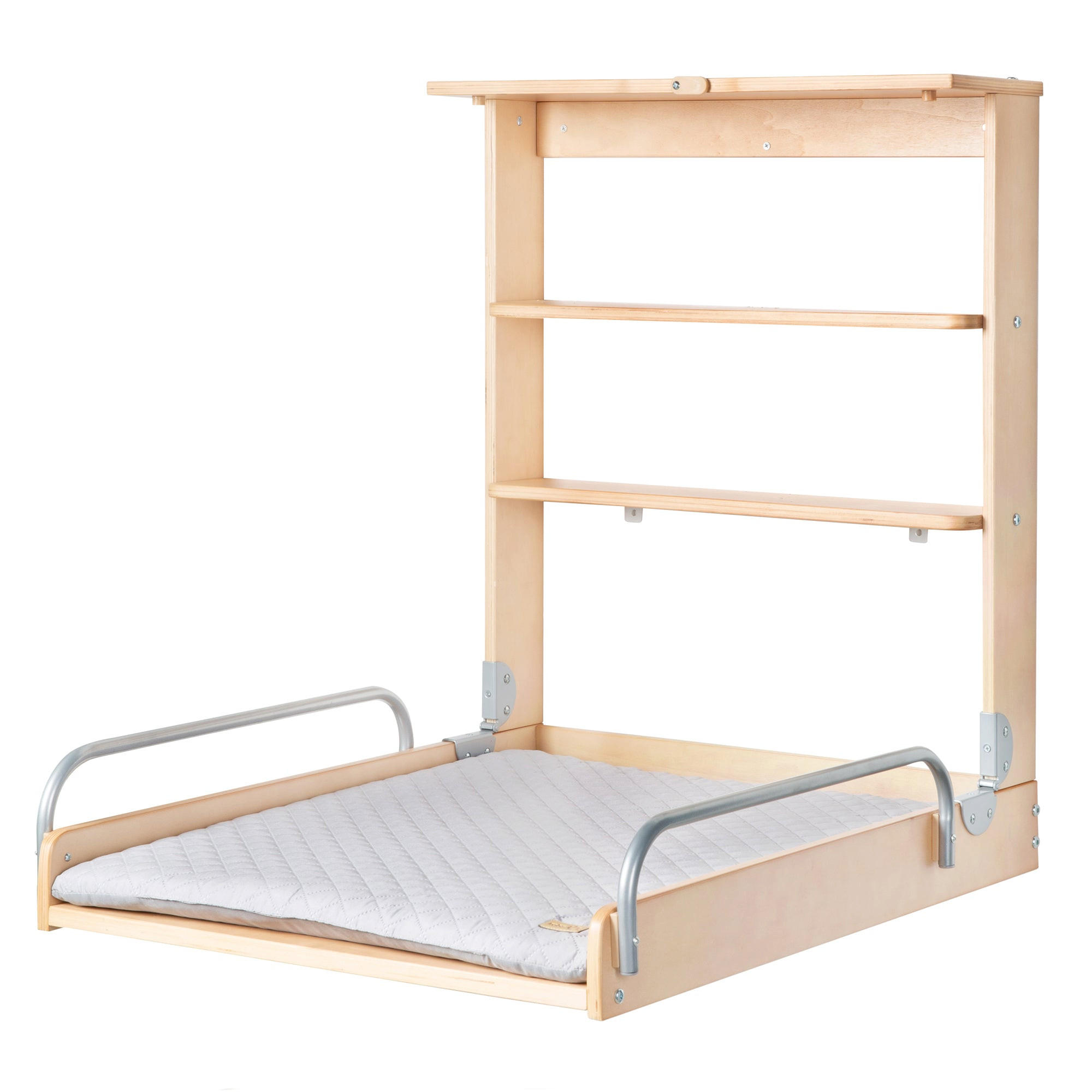 WANDWICKELREGAL roba Style grau - Naturfarben, Holzwerkstoff (66.5/78/76.5cm) - Roba
