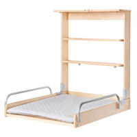 WANDWICKELREGAL roba Style grau - Naturfarben, Holzwerkstoff (66.5/78/76.5cm) - Roba
